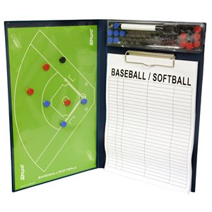 TOPO Sport Tactics 2-Way Folder with MAGNETIC board / BASEBALL, 9" x 14"
