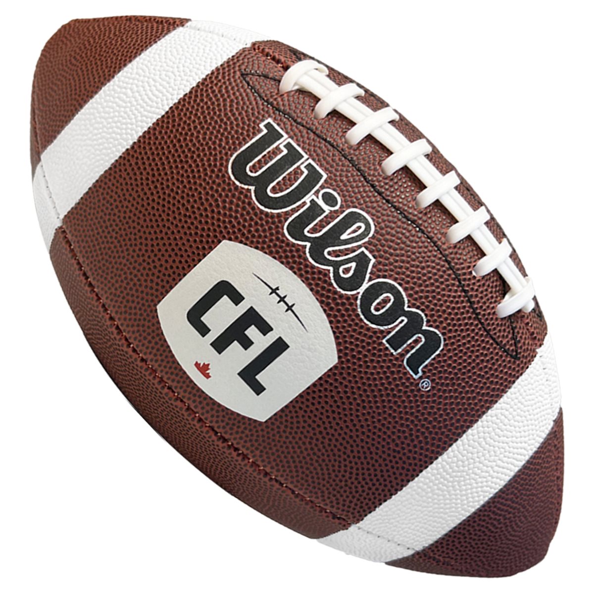 Ballon de football en caoutchouc imperméable Wilson LCF MVP, taille  officielle, brun