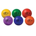6 High-Density Super90 Volley Foam Balls, 9 cm