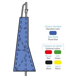 Coverall Post Pad 7', Blue