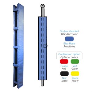 Pad for Volleyball Post with Winch, Black
