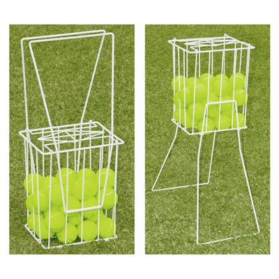 Panier à balles de tennis pliant, capacité de 75 balles