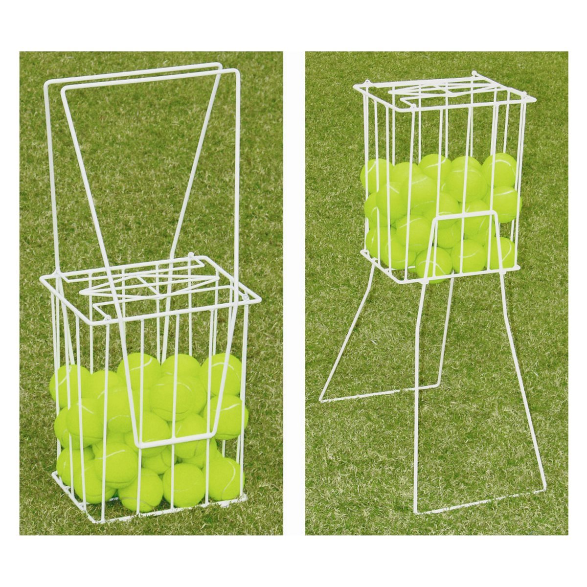 Panier à balles de tennis pliant, capacité de 75 balles