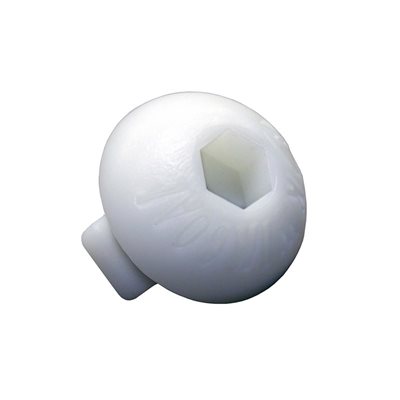 100 Kwik Goal Tamper Resistant Net Clips, White