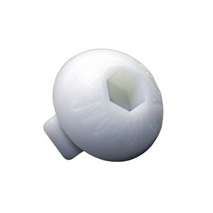 100 Kwik Goal Tamper Resistant Net Clips, White