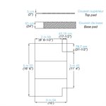 High Jump Pit 16'6"x10'x26"