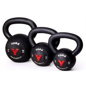 Kettlebell en fonte revêtu de caoutchouc
