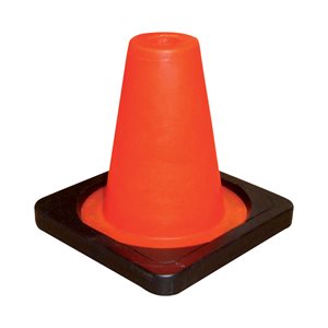Cône en vinyle avec base lestée, 15 cm (6")