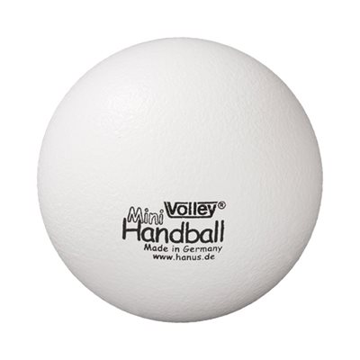 Foam Volley® Mini-Handball, 6,3" (16 cm), White
