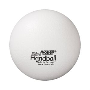 Foam Volley® Mini-Handball, 6,3" (16 cm), White