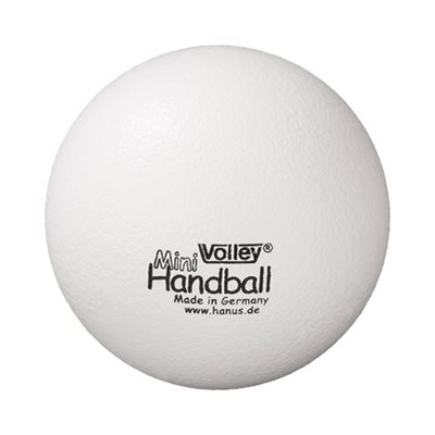 Ballon de mini-handball en mousse Volley®, 16 cm (6,3"), blanc
