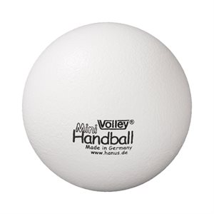 Foam Volley® Mini-Handball, 6,3" (16 cm), White