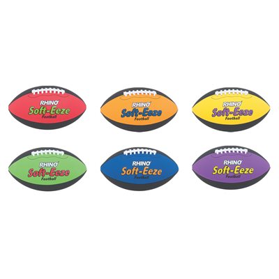 6 Inflatable Foam Footballs