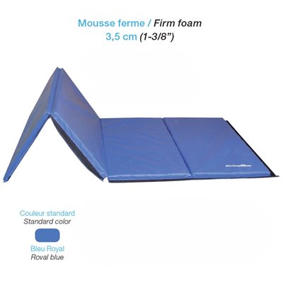 "Deluxe" folding mat with fastener on 4 sides