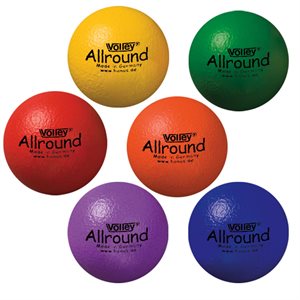 6 Volley® Allround High-Density Foam Balls, 7" (18 cm)