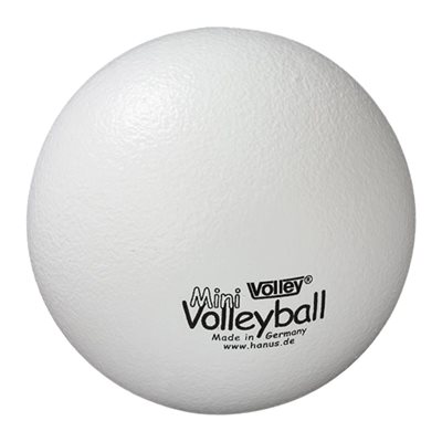 Volley Mini Volleyball, 7-¾", White