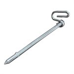 Tige d'ancrage pour but de baseball à courroies, 8"