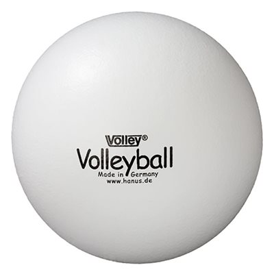 Ballon de volleyball Volley, 8-¼", blanc