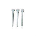 1000 tees en bois, 2-¾", blancs