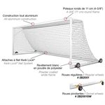 Pair of Kwik Goal Pro Premier Euro. Match Goals 8' x 24' x 3' x 9'
