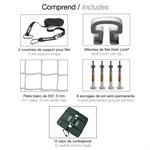 Pair of Kwik Goal Pro Premier Euro. Match Goals 8' x 24' x 3' x 9'