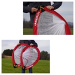 Pair of Kwik Goal Infinity Lite Goals 2'8"x4'