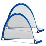 Pair of Kwik Goal Infinity Lite Goals 3'6"x6'