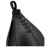 Leather Speed Ball with Steel Swivel, Black