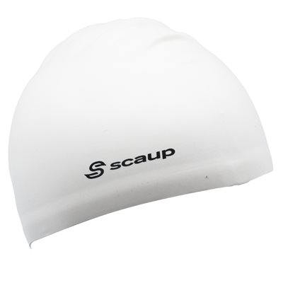 COMB Comfort Swimcap, Latex Free, White, One Size