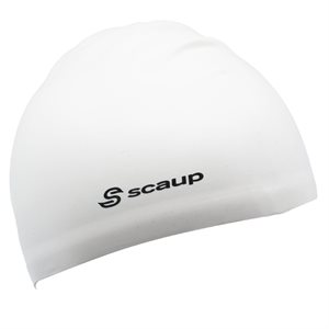 COMB Comfort Swimcap, Latex Free, White, One Size