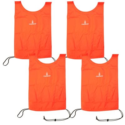 4 dossards OMNIKIN en nylon, orange