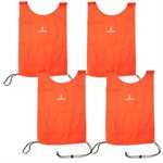 4 dossards OMNIKIN en nylon, orange