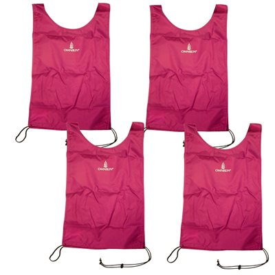 4 dossards OMNIKIN en nylon, mauve