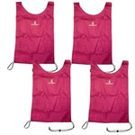 4 dossards OMNIKIN en nylon, mauve