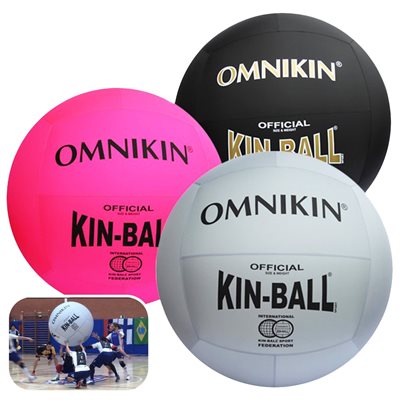 Black Official Kin-Ball Omnikin® Ball, 48" (122 cm) 