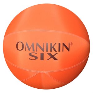 Ballon OMNIKIN® «Six» orange, 46 cm (18")