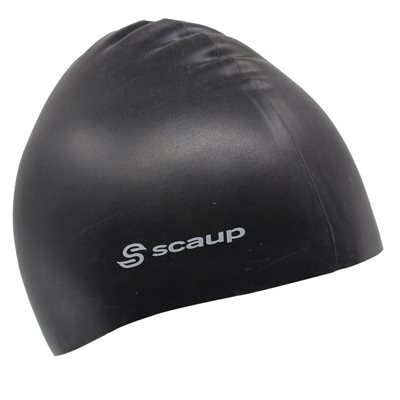 Long Hair Swim Cap, COMB Series, Black