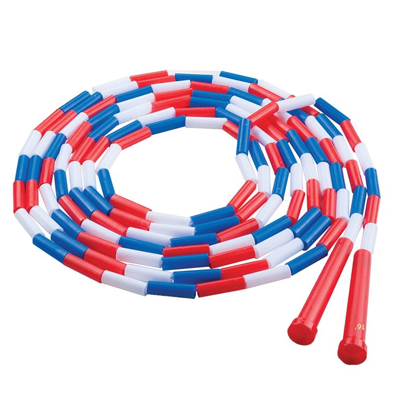 Jump rope plastic segments