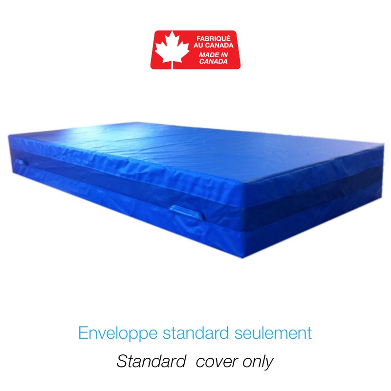Replacement mat cover for a standard crash mat