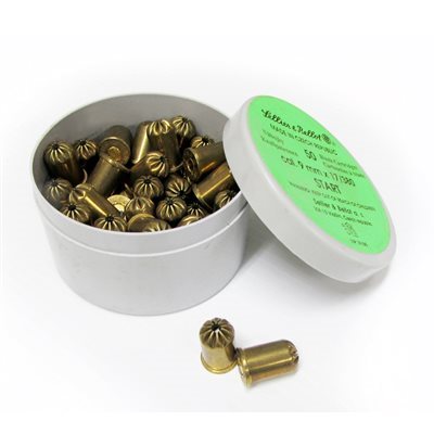 50 cartouches à blanc de calibre 9 mm
