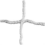 Pair of Kwik Goal Soccer Nets 8'x24'x3'x8'6", 3 mm, 2" Mesh