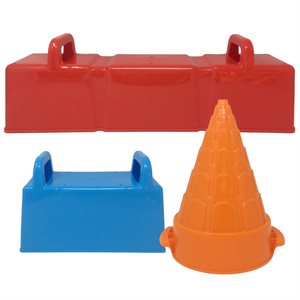 Set of 3 Assorted Snow Block Makers