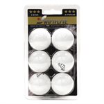 6 3-Star Table Tennis Balls