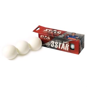 6 3-Star Table Tennis Balls