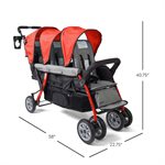 Poussette triple en tandem Compass™ Trio Gaggle