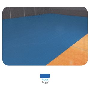 Gym Floor Cover, 16 oz, Blue