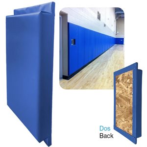 Cushioned Wall Padding, 2'x6'x1 3 / 8"