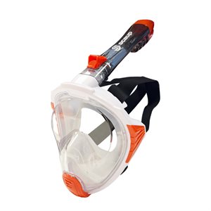 Masque de plongée intégral Scaup® Exumas avec tuba pliable pour enfants