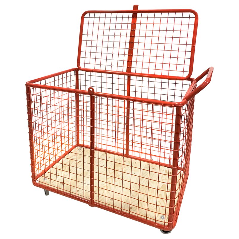 Ball cage with steel mesh and cover