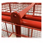 Steel Ball Cage with Hinged Lid 26"x 42"x 34"